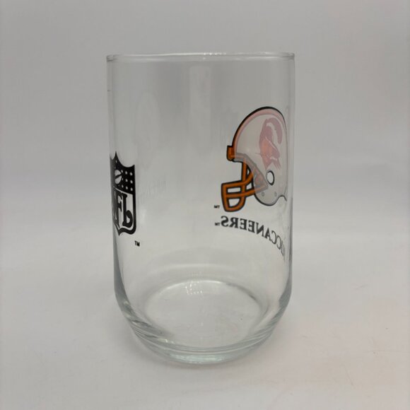 NFL Tampa Bay Buccaneers Retro Football Helmet Logo 5" Collectible Glass - Picture 3 of 13